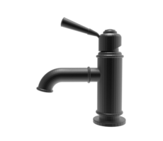 black faucet on a transparent background png