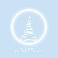merry christmas and new year eve background with xmas tree design vector