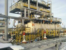 Separator. Equipment for oil separation. Modular oil treatment u photo