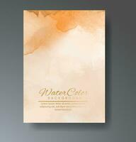 Cards with watercolor background. Design for your cover, date, postcard, banner, logo. vector