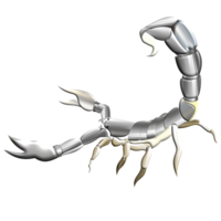 scorpion metallisk stil png