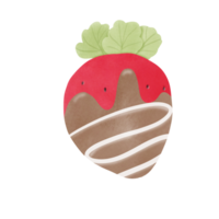 aquarelle , illustration, fraise png