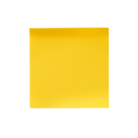 yellow sticky note on transparent background png