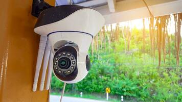 Surveillance camera installed at habitual residence photo