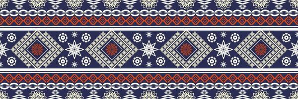 Ethnic Figure aztec embroidery style. Geometric ikat oriental traditional art pattern.Design for ethnic background,wallpaper,fashion,clothing,wrapping,fabric,element,sarong,graphic,vector illustration vector