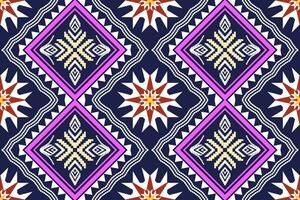 Ethnic Figure aztec embroidery style. Geometric ikat oriental traditional art pattern.Design for ethnic background,wallpaper,fashion,clothing,wrapping,fabric,element,sarong,graphic,vector illustration vector