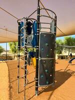 Children's playground at public park photo