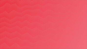 Red color simple and elegant zig zag pattern lines minimal geometrical background video