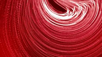 Abstract Line Particles Background. Abstract Red glowing Line Particles moving in Wave pattern Background video