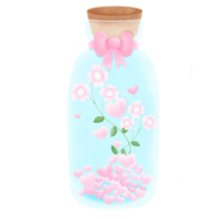 vaso frasco, corazón, flor, San Valentín día regalo png