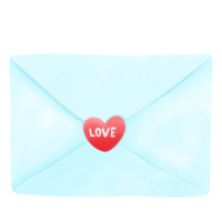 Envelope with heart png