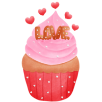 cupcake with heart png