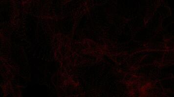 Abstract noisy and grainy dust particles background, Red moving particles dark background video