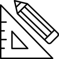 conjunto cuadrado contorno vector ilustración icono
