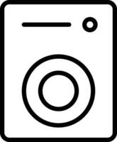 electric stove Outline vector illustration icon