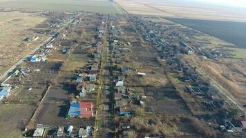 pueblo elitnyy krasnoarmeyskiy distrito, krasnodar krai, Rusia. volador a un altitud de 100 metros el ruina y olvido foto