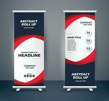 vector business roll up display standee for presentation purpose