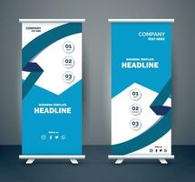 vector business roll up display standee for presentation purpose