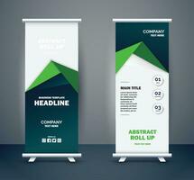 vector business roll up display standee for presentation purpose