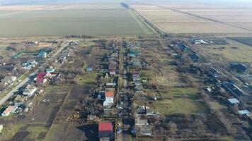 pueblo elitnyy krasnoarmeyskiy distrito, krasnodar krai, Rusia. volador a un altitud de 100 metros el ruina y olvido foto