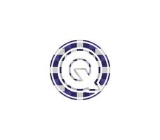 Q Alphabet Pixel Logo Design Concept vector