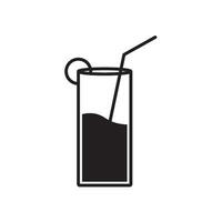 cocktail icon vector template