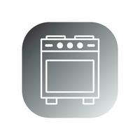 oven icon vector template