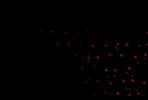 Dark Orange vector background with triangles, circles, cubes.
