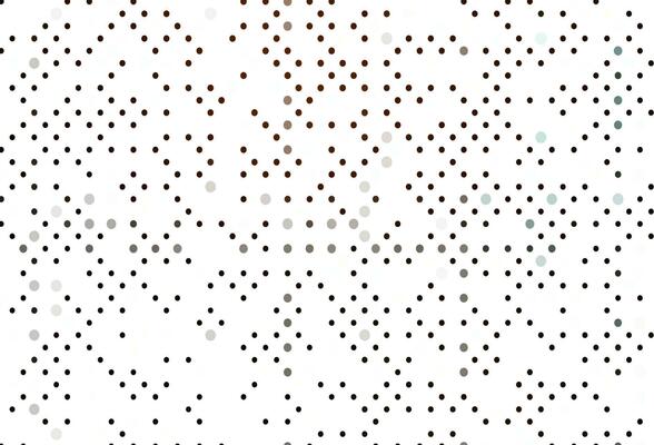 Light Orange vector background with bubbles.