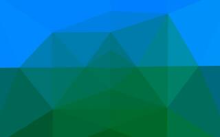 Light Blue, Green vector abstract polygonal texture.