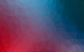 Dark Blue, Red vector low poly layout.