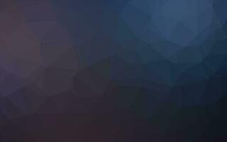 Dark Black vector abstract mosaic pattern.