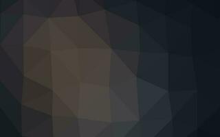 Dark Black vector blurry triangle pattern.