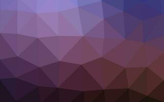 Dark Purple vector blurry triangle texture.