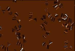 Light Orange vector backdrop with lines, circles, rhombus.