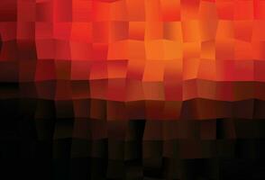 Dark Orange vector background with rectangles.