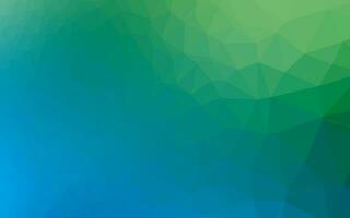 Light Blue, Green vector blurry triangle template.