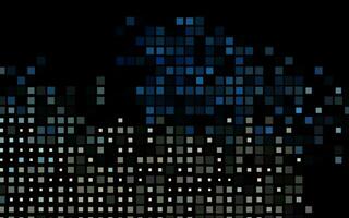 Dark BLUE vector background with rectangles.