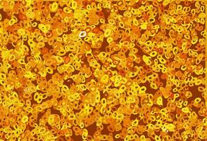 Light Orange vector pattern with spheres.