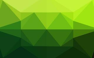 Light Green vector shining hexagonal background.