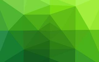 Light Green vector polygon abstract backdrop.