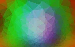 Light Multicolor, Rainbow vector blurry triangle template.