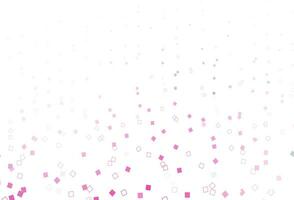 Light Pink vector backdrop with lines, rectangles.