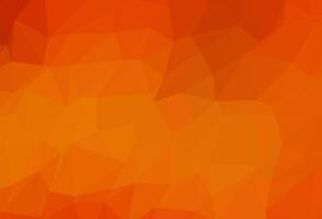 Light Orange vector polygon abstract backdrop.