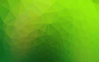 Light Green vector abstract polygonal layout.