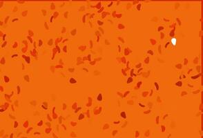 Light Orange vector backdrop with abstract shapes.