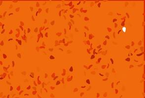 Light Orange vector backdrop with abstract shapes.