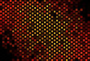 Dark Orange vector backdrop with lines, rectangles.