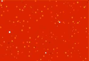 Light Orange vector background with triangles, circles, cubes.