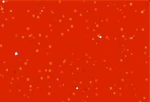 Light Orange vector background with triangles, circles, cubes.